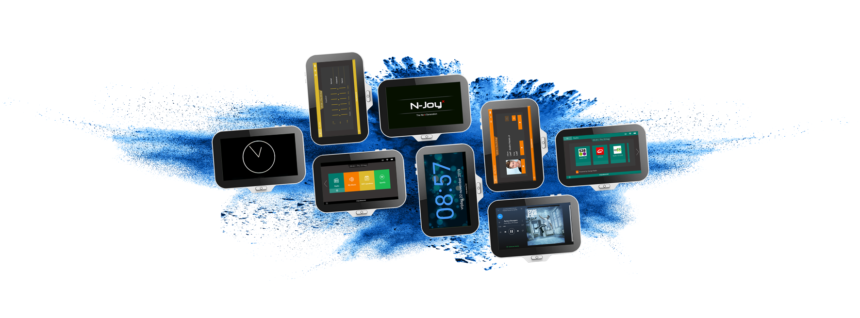 Voorstel Gezondheid Vechter N-Joy radio, waterdichte Bluetooth of Wifi radio van AquaSound