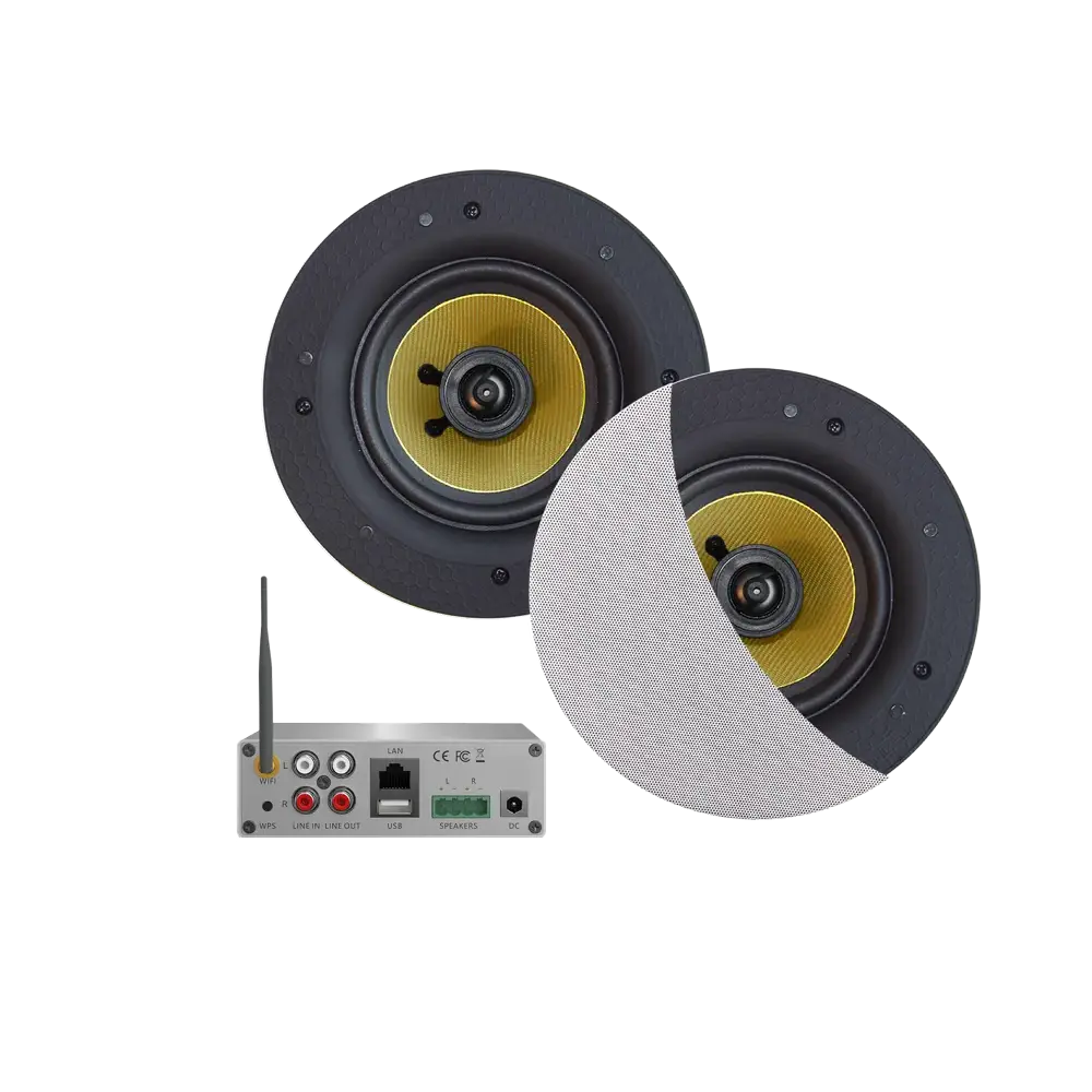 WMA70-ZW WiFi audio amplifier 70 Watt with Zumba speakers